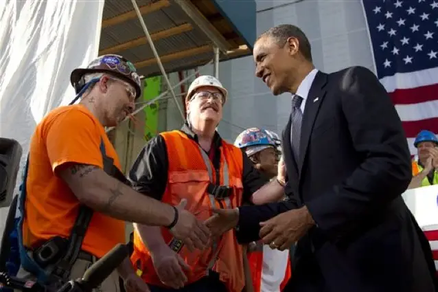 Obama at Ground Zero